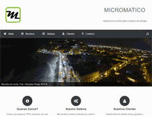 Tablet Screenshot of micromatico.com